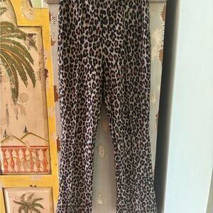 SPANX Leopard Print Leggings in Tan and Black